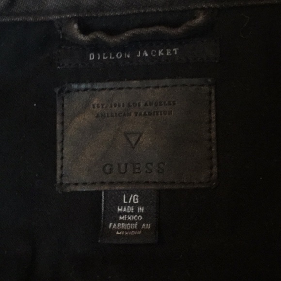 COPY - Guess Denim Jacket Black & Brown - Picture 2 of 3